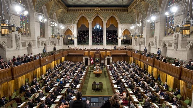 Cámara de los Comunes de Ottawa.