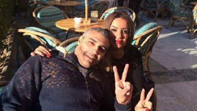 Photo publée sur le compte Twitter de Mohamed Fahmy après sa libération.
