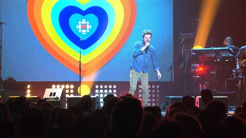 Spectacle en appui à Radio-Canada le week-end dernier au Québec.