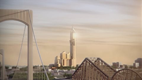 Le projet « phare » serait situé à la tête des ponts de la ville de Québec.