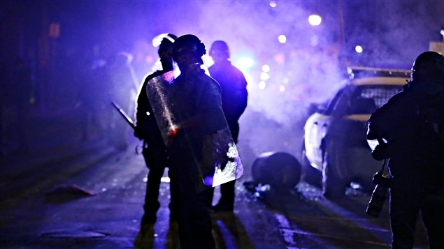 Policía de Ferguson.