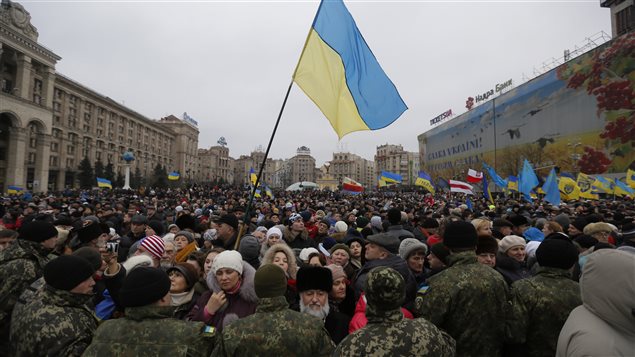 Manifestation à Kiev Manifestation à Kiev