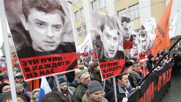  Manifestaciones en Rusia para protestar contra el asesinato del líder opositor Boris Nemtsov. 