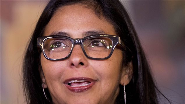 Delcy Rodriguez, Canciller venezolana.