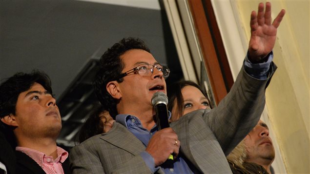 Gustavo Petro, alcalde de Bogotá. 
