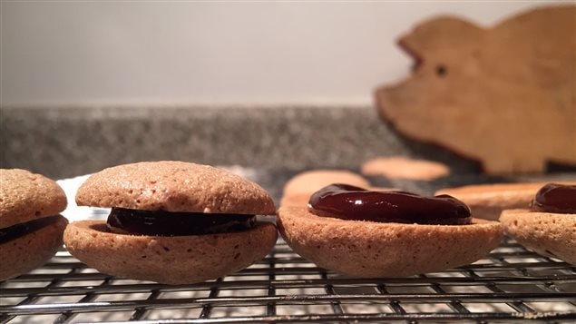 Macarons au chocolat Macarons au chocolat