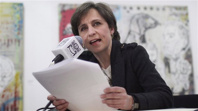 La periodista mexicana Carmen Aristegui.