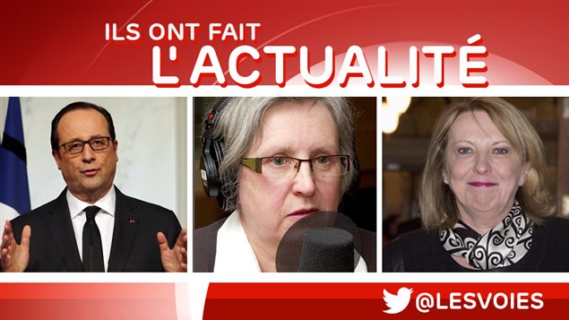 De gauche à droite : François Hollande, Anne-Marie Messier et Christine Saint-Pierre De gauche à droite : François Hollande, Anne-Marie Messier et Christine Saint-Pierre