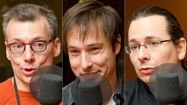 Les magiciens Stéphane Bourgoin, Luc Langevin et Mathieu Bich Les magiciens Stéphane Bourgoin, Luc Langevin et Mathieu Bich