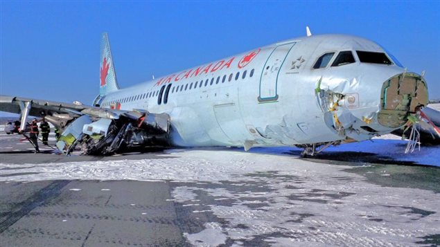 «Atterrissage brutal» selon Air Canada...