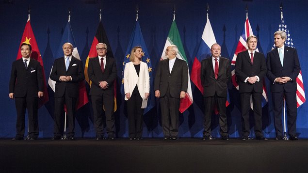 Los representantes de los países negociadores sobre Irán y su industria nuclear.
