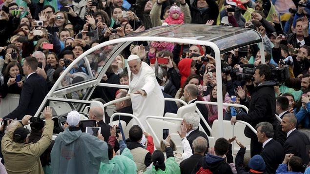 Le pape François.