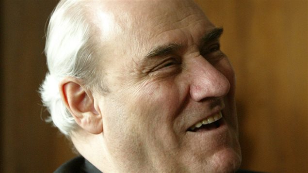 Le cardinal Turcotte dans ses bureaux à Montréal