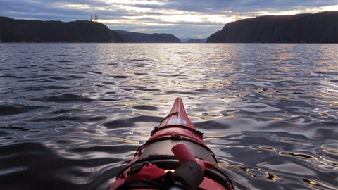 Le fjord du Saguenay, près de Tadoussac