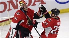 Craig Anderson et Chris Neil Craig Anderson et Chris Neil
