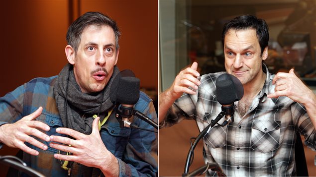 Les comédiens Stéphane Breton et Benoît Gouin Les comédiens Stéphane Breton et Benoît Gouin