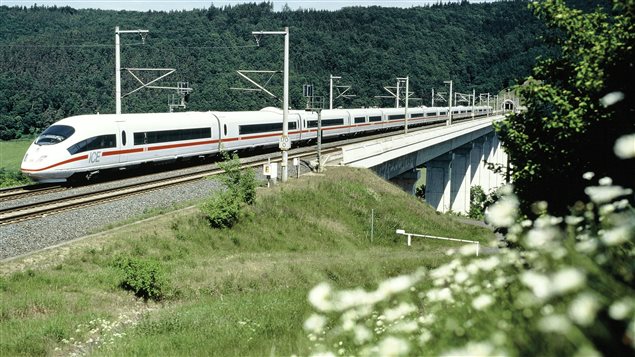 Tren de gran velocidad de Bombardier en Alemania.