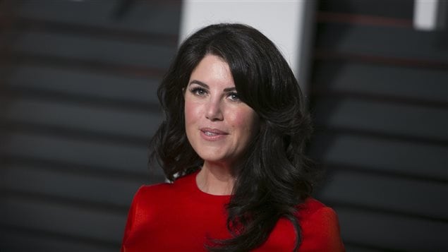 Monica Lewinsky, lors de la cérémonie des Oscars, en 2015 Monica Lewinsky, lors de la cérémonie des Oscars, en 2015