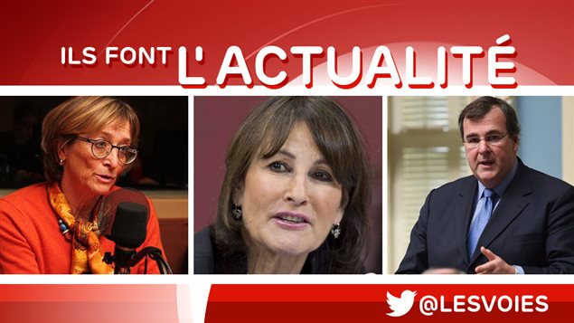 Marie Deschamps, Kathleen Weil et François Blais Marie Deschamps, Kathleen Weil et François Blais