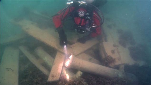 Les archéologues subaquatiques de Parcs Canada ont retrouvé l’épave de »L’Érébus»