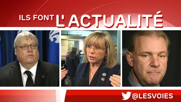 Gaétan Barrette, Francine Charbonneau et Michel Therrien Gaétan Barrette, Francine Charbonneau et Michel Therrien
