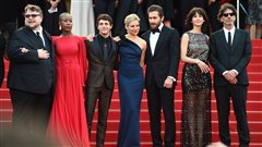 Le jury sur le tapis rouge du 68e Festival de Cannes Photo : Getty ...