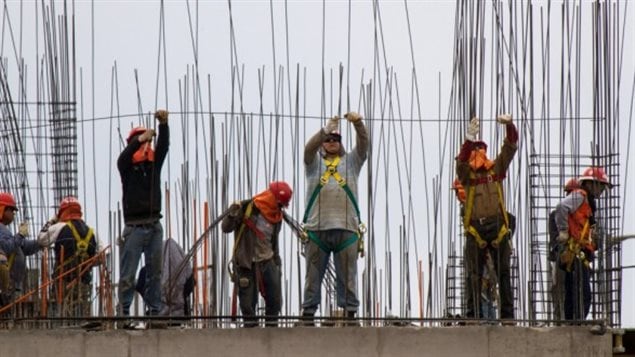 Trabajadores de la construcción en Chile