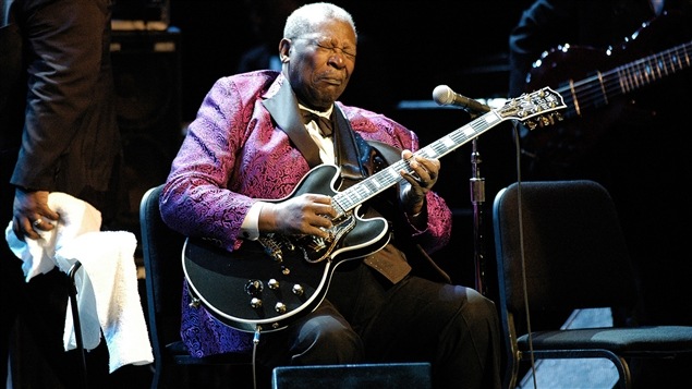 B.B. King en el Festival internaciional de jazz de Montreal en 2014.