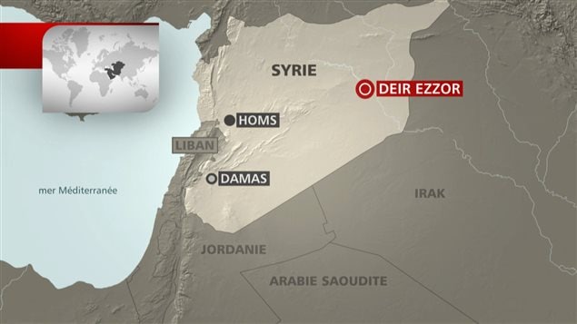Carte de la Syrie