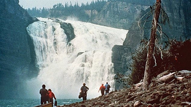 An undated photo shows the dramatic Virginia Falls on the South Nahanni River in the Nahanni National Park, Northwest Territories. The park was expanded in 2009 to help protect the river ecosystem and habitat for grizzly bears, woodland caribou and Dall sheep. 