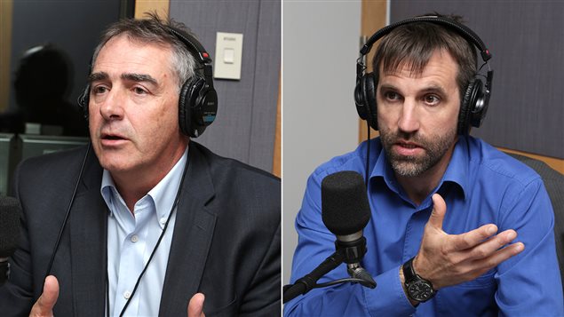 Marcel Groleau, président de l’UPA et Steven Guilbeault, directeur principal d’Équiterre Marcel Groleau, président de l’UPA et Steven Guilbeault, directeur principal d’Équiterre