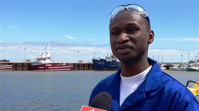 Sacko Sékouba, étudiant au Collège communautaire du Nouveau-Brunswick de la Péninsule acadienne