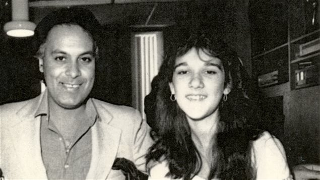 René Angélil et Céline Dion en 1981