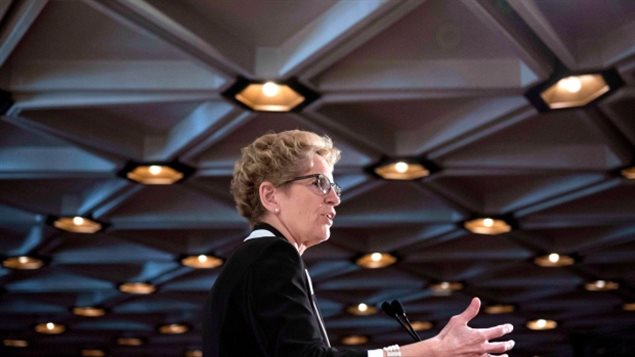 Ontario's premier has defended the partial sale of Hydro One, insisting there will be oversight of the electricity utility after the government sells off up to 60 per cent of the operation. Kathleen Wynne was responding to criticism from several provincial oversight agencies that the public would continue to own much of the utility, but not get to exercise much scrutiny over it.