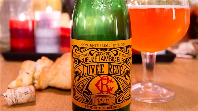 La bière Cuvée René de la brasserie belge Lindemans La bière Cuvée René de la brasserie belge Lindemans