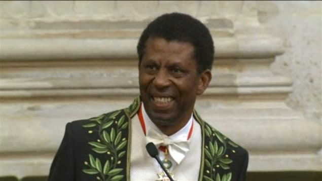 Dany Laferrrière en su discurso de homenaje a Héctor Bianciotti en la Academia Francesa