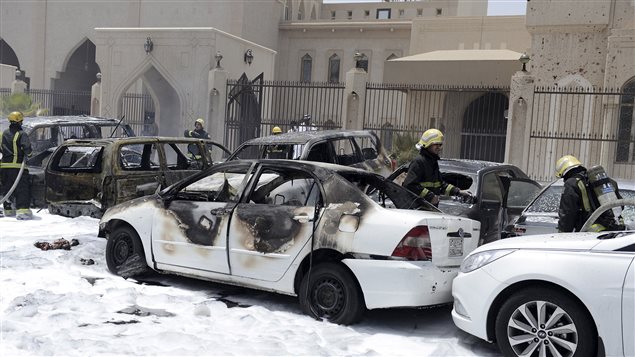 Un carro bomba explotó a la entrada de una mezquita este viernes en el Este de Arabia Saudita.
