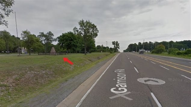 Battle of Ridgeway- battlefield cairn approx 3412 Garrison Rd, Ridgeway (Fort Erie)