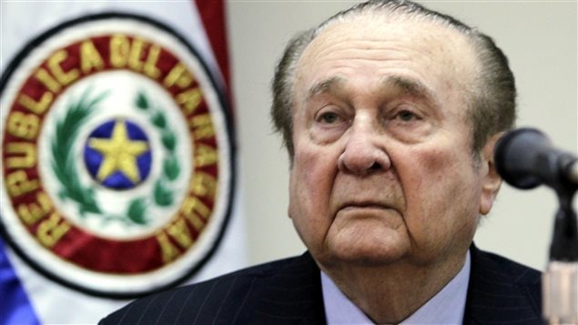 Nicolas Leoz, expresidente de la Confederación Sudamericana de Fútbol, CONMEBOL.