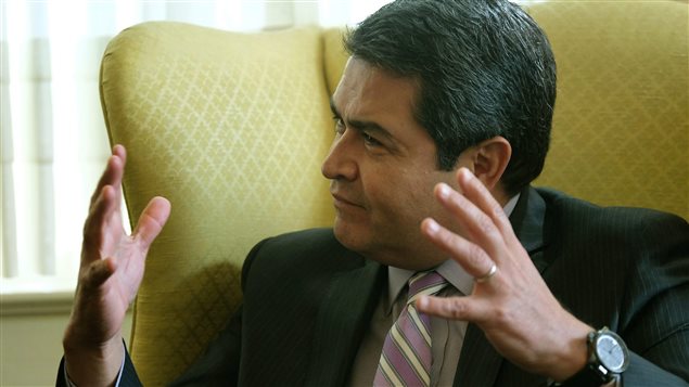 Juan Orlando Hernández, candidato presidente de Honduras.