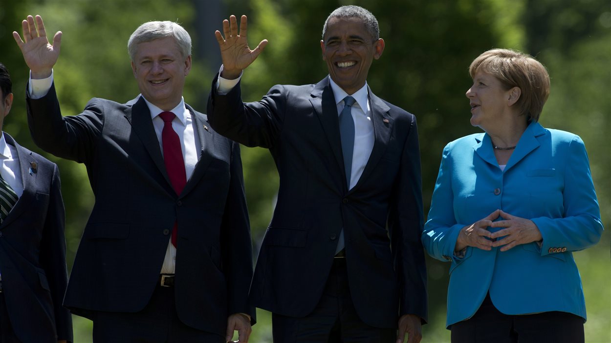 Sommet Du G Harper Plaide Pour Le Trait De Libre Change Avec L Ue