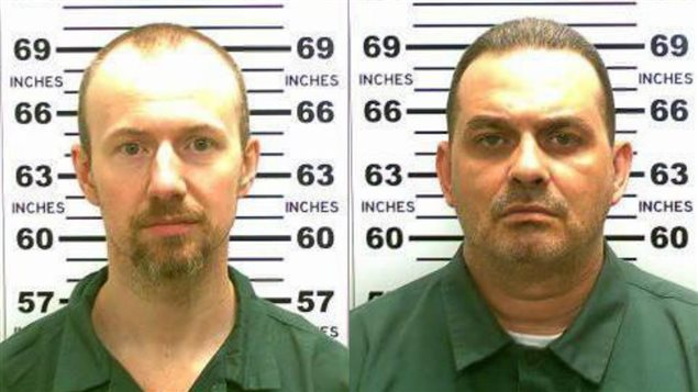 Los fugitivos Richard Matt y David Sweat.