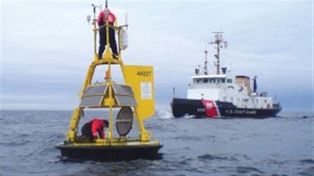 Ocean temperatures were often gathered from ships as well as bouys, the buoys can measure temperatures both more accurately and at a avriety of depths and many more stations have been added to oceans around th world.