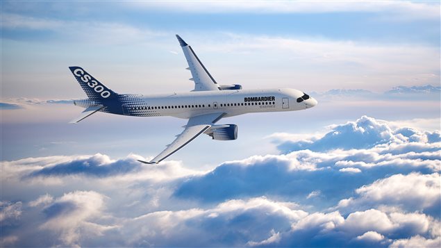 Vol de démonstration du CSeries de Bombardier au Bourget 