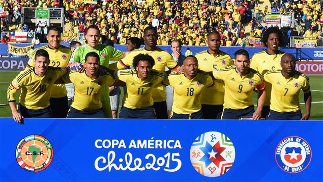 Selección Colombia en la Copa América 2015.