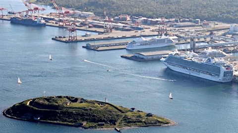 Le port d'Halifax, en Nouvelle-Écosse.
