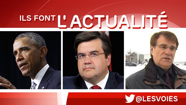 Barack Obama, Denis Coderre et Marc Asselin Barack Obama, Denis Coderre et Marc Asselin