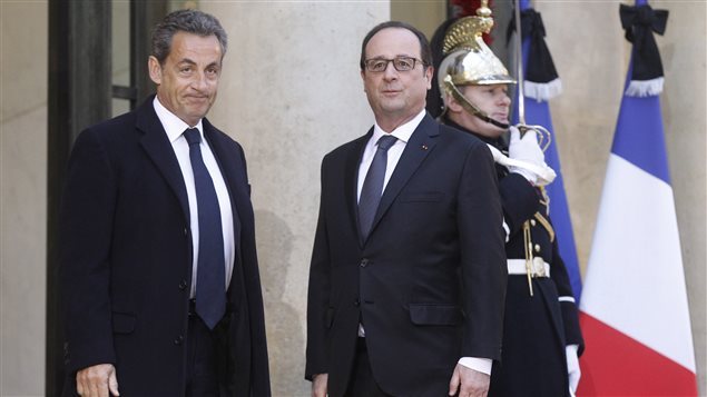 Nicolas Sarkozy y François Hollande