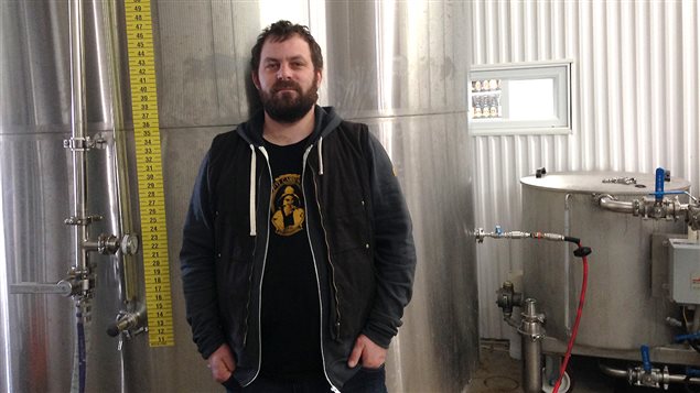 Francis Joncas, propriétaire de la microbrasserie Pit Caribou Francis Joncas, propriétaire de la microbrasserie Pit Caribou