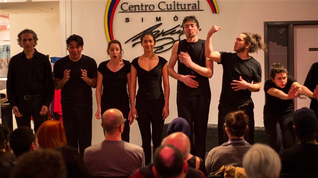 Ollin Teatro Transformación, la compañía formada por Morán con actores de diversa procedencia.